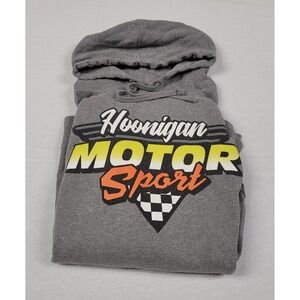 Hoonigan Motor Sports Hoodie Sweatshirt Adult Size 3XL Gray Pullover Long Sleeve